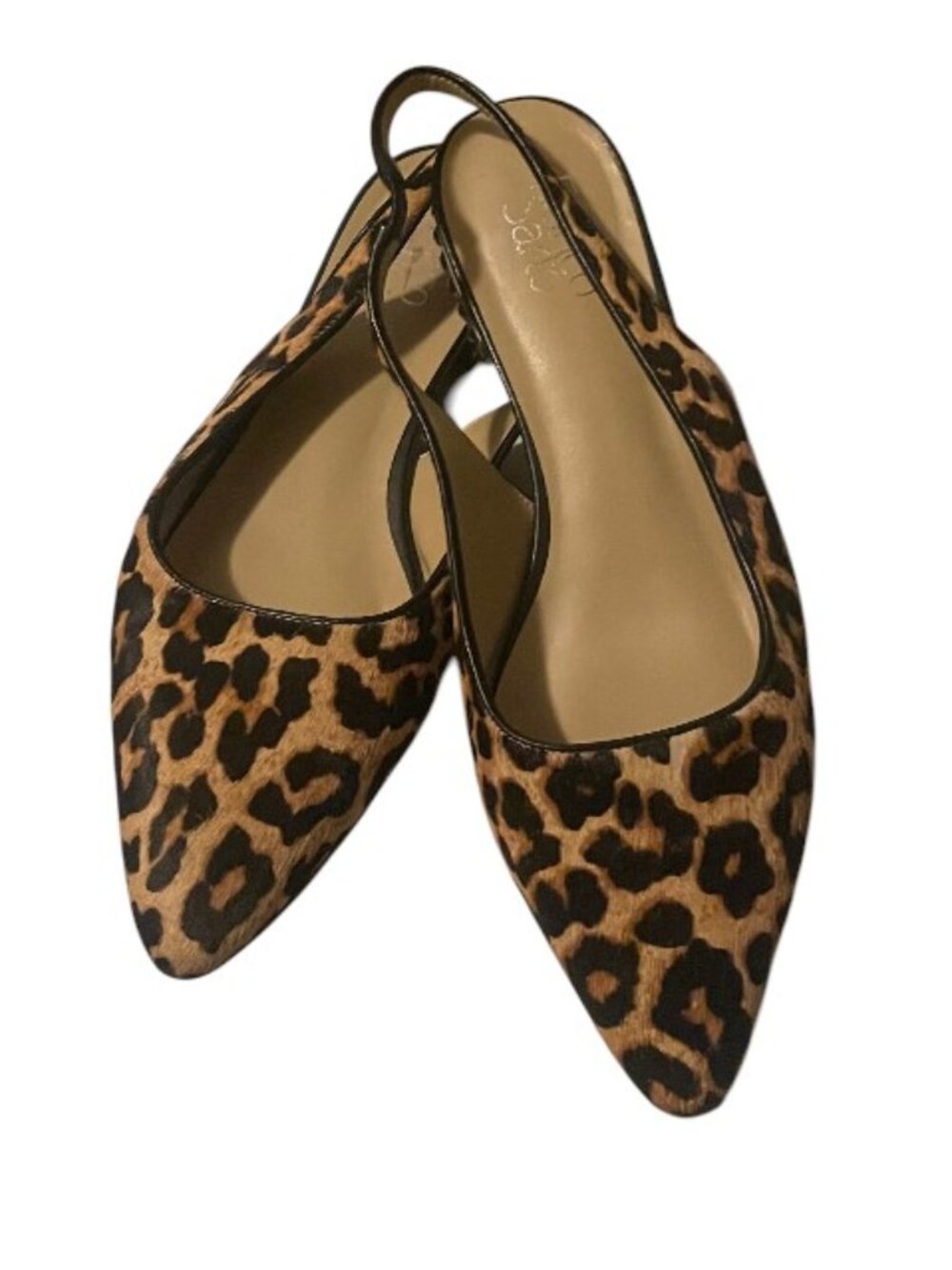 Franco Sarto Shaylene Animal Print Slingback Flat